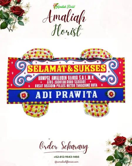Papan Bunga Ucapan Selamat Suka Karya