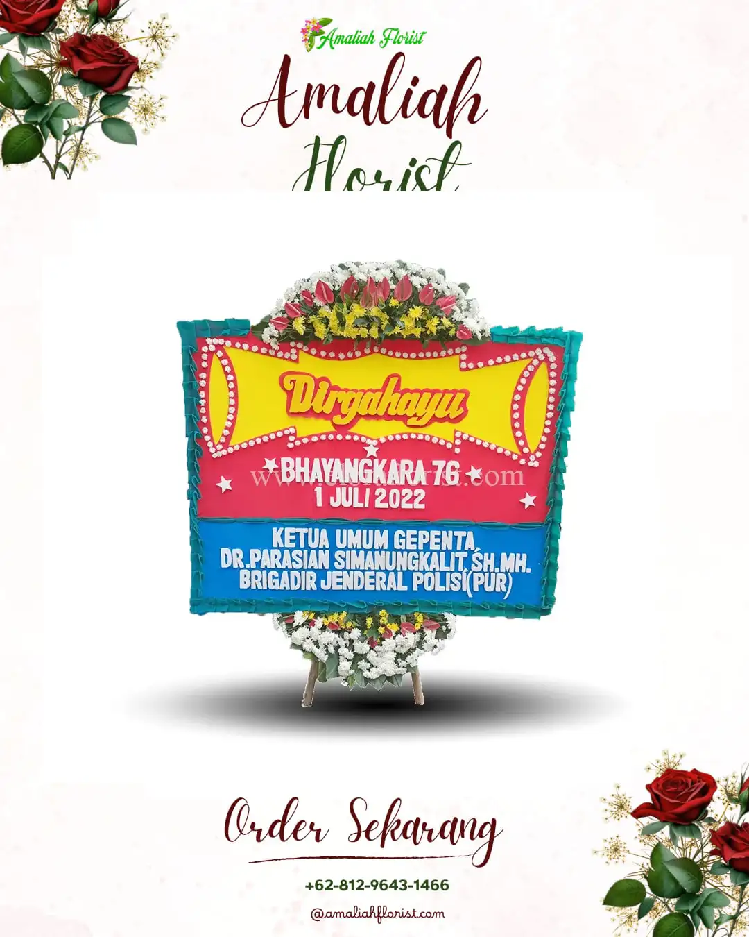 Papan Bunga HUT Ulang Tahun Suka Karya